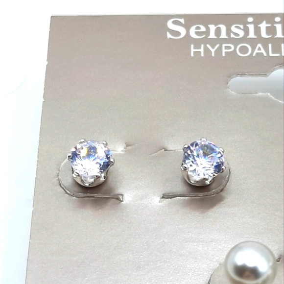 New 3 pair Hypoallergenic Earrings by MIXIT - Picture 7 of 7